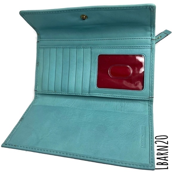 Dooney and Bourke DB AQUA Florentine Wallet - Picture 3 of 5